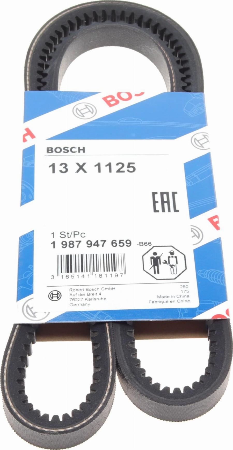 BOSCH 1 987 947 659 - Drive belt, V-Belt car-mod.net