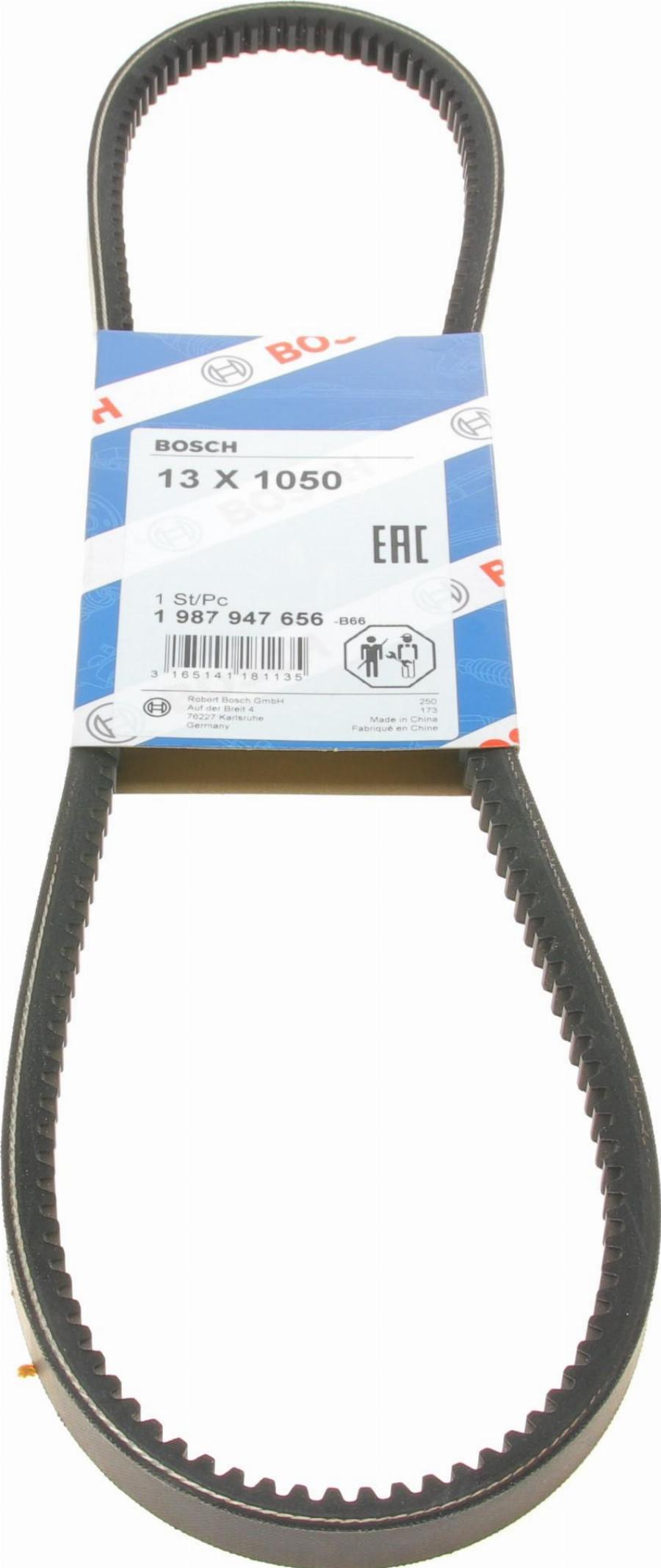 BOSCH 1 987 947 656 - Drive belt, V-Belt car-mod.net