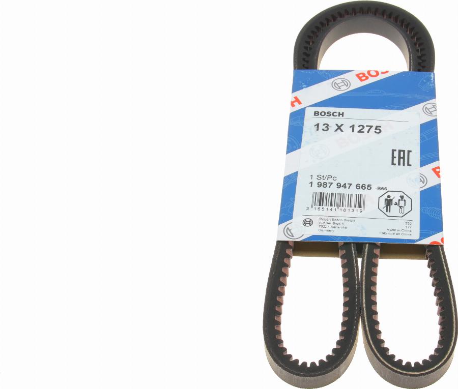 BOSCH 1 987 947 665 - Drive belt, V-Belt car-mod.net