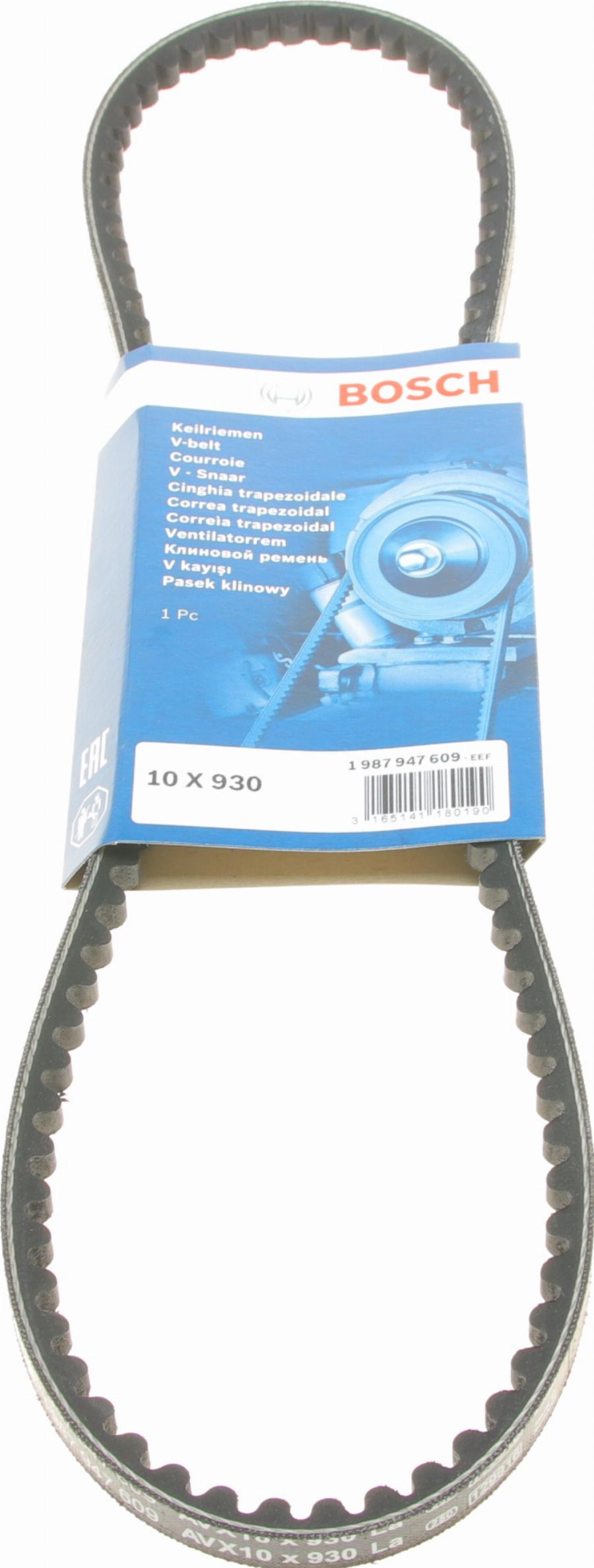 BOSCH 1 987 947 609 - Drive belt, V-Belt car-mod.net