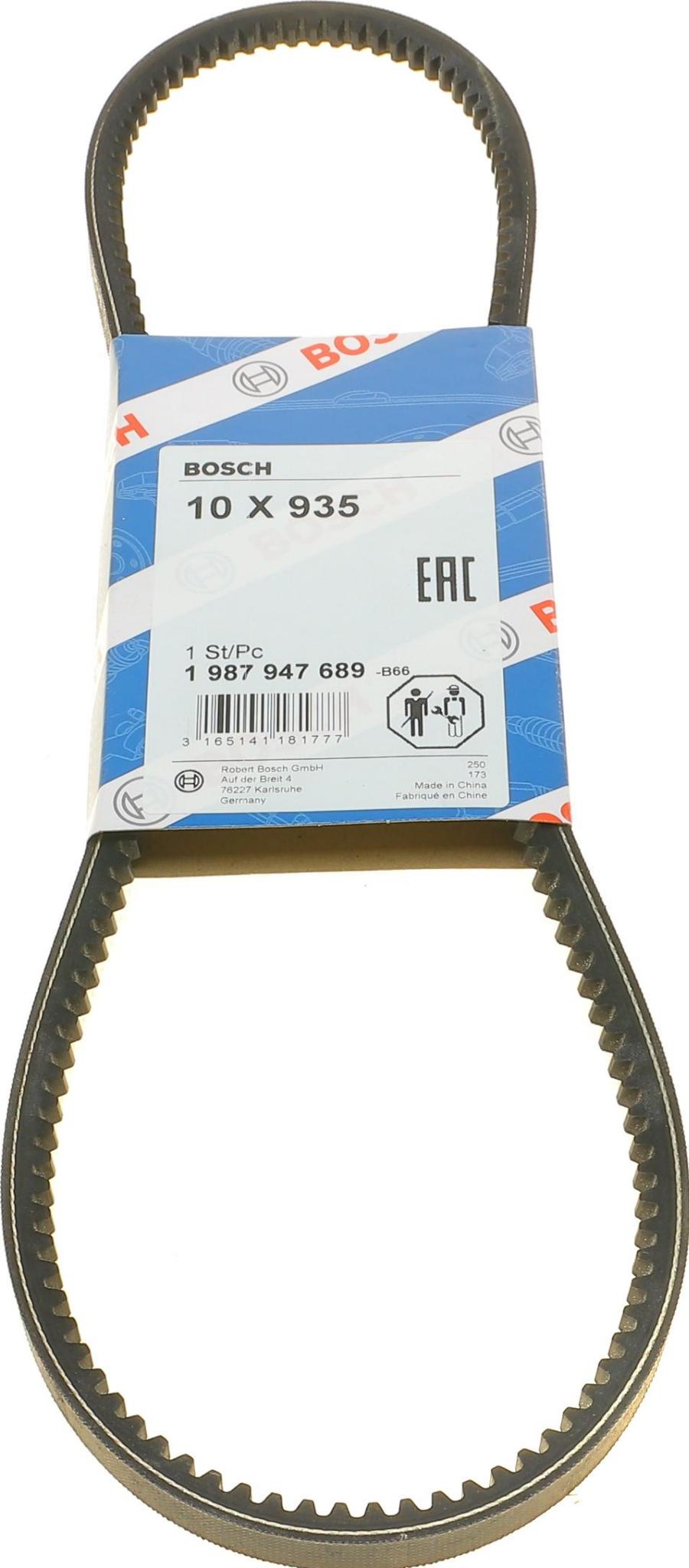 BOSCH 1 987 947 689 - Drive belt, V-Belt car-mod.net