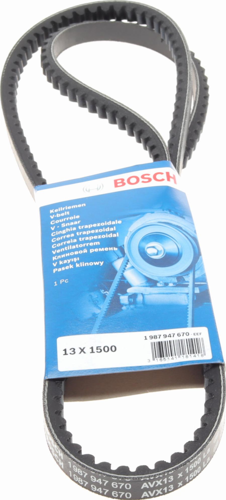 BOSCH 1 987 947 670 - Drive belt, V-Belt car-mod.net