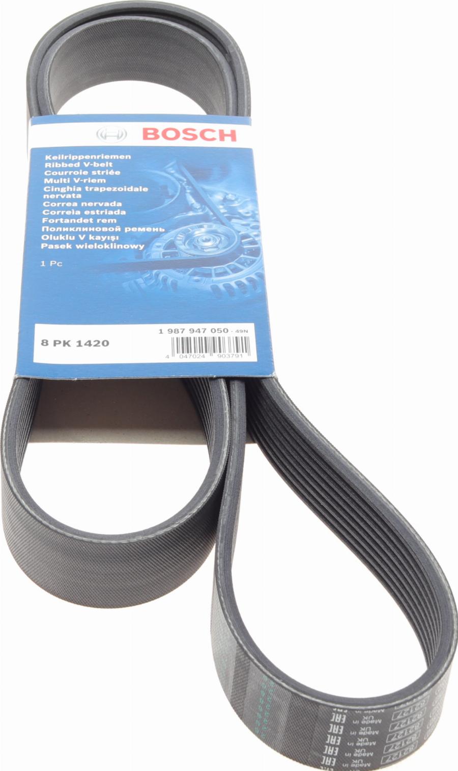BOSCH 1 987 947 050 - V-Ribbed Belt car-mod.net