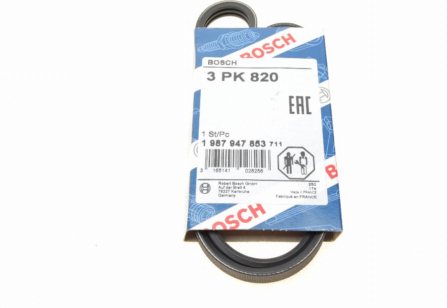 BOSCH 1 987 947 853 - V-Ribbed Belt car-mod.net