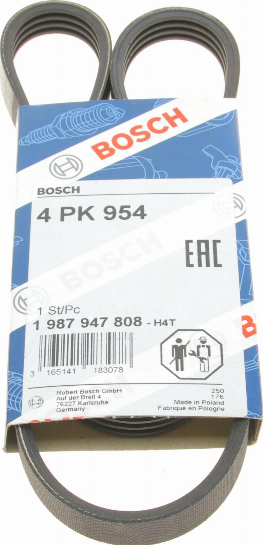 BOSCH 1 987 947 808 - V-Ribbed Belt car-mod.net