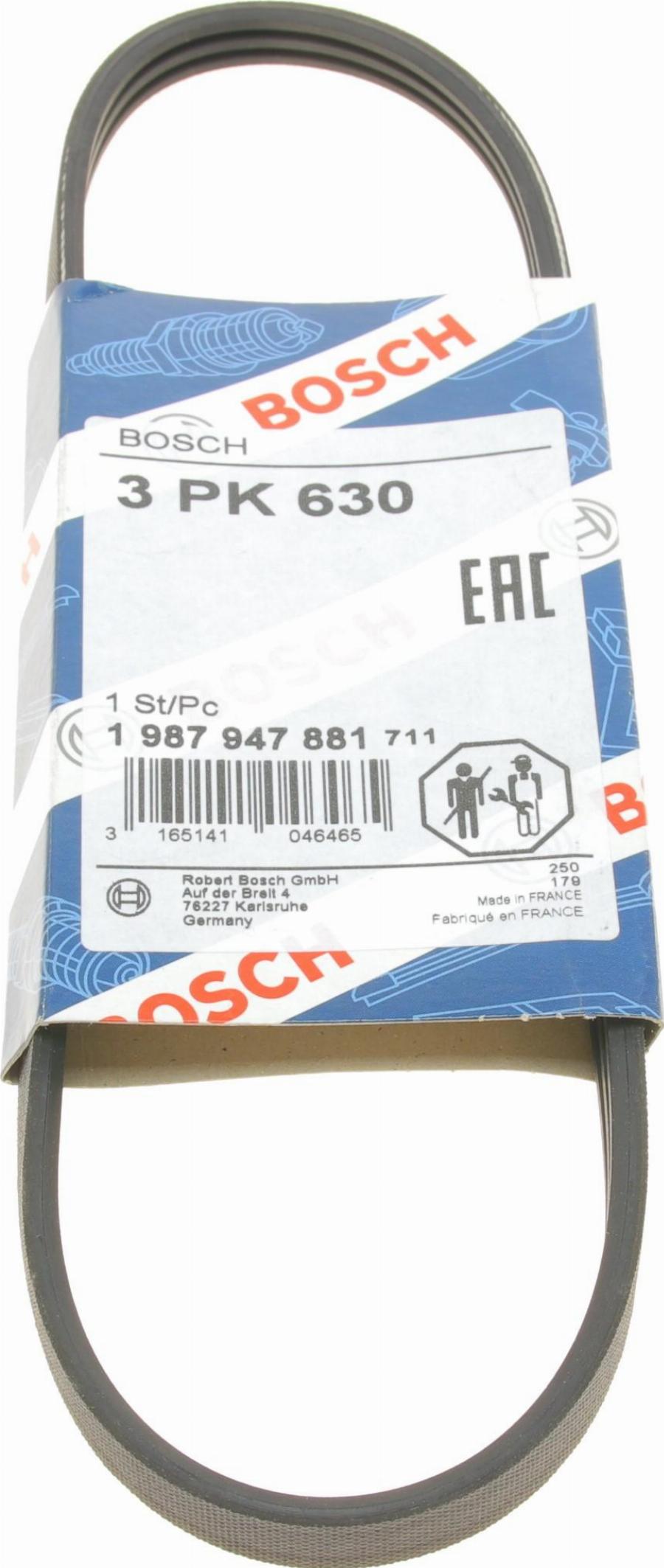 BOSCH 1 987 947 881 - V-Ribbed Belt car-mod.net