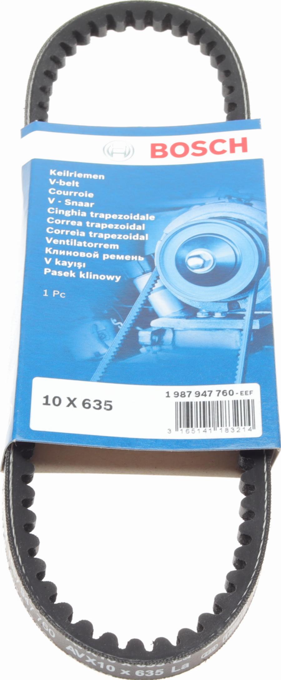 BOSCH 1 987 947 760 - Drive belt, V-Belt car-mod.net