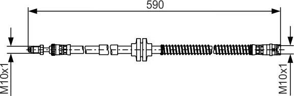 BOSCH 1 987 481 516 - Brake Hose car-mod.net