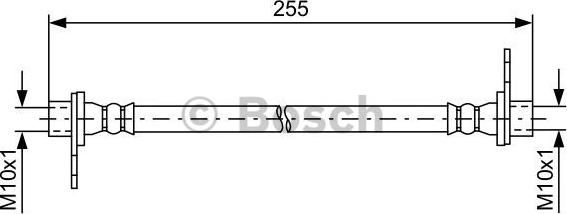BOSCH 1 987 481 585 - Brake Hose car-mod.net