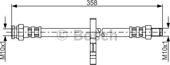 BOSCH 1 987 481 019 - Brake Hose car-mod.net
