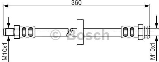 BOSCH 1 987 481 017 - Brake Hose car-mod.net