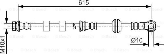 BOSCH 1 987 481 088 - Brake Hose car-mod.net