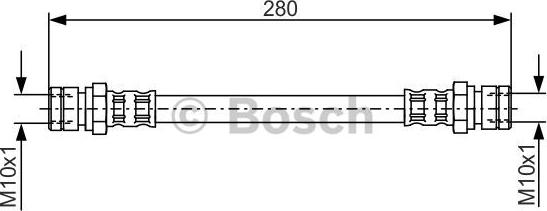 BOSCH 1 987 481 030 - Brake Hose car-mod.net