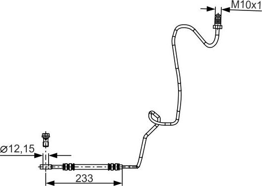 BOSCH 1 987 481 339 - Brake Hose car-mod.net