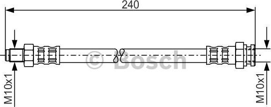 BOSCH 1 987 481 220 - Brake Hose car-mod.net
