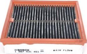 BOSCH 1 987 431 451 - Filter, interior air car-mod.net
