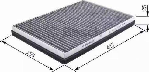 BOSCH 1 987 431 164 - Filter, interior air car-mod.net