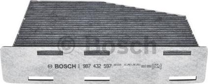BOSCH 1 987 432 597 - Filter, interior air car-mod.net