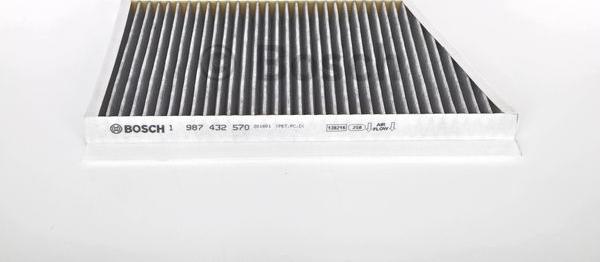 BOSCH 1 987 432 570 - Filter, interior air car-mod.net