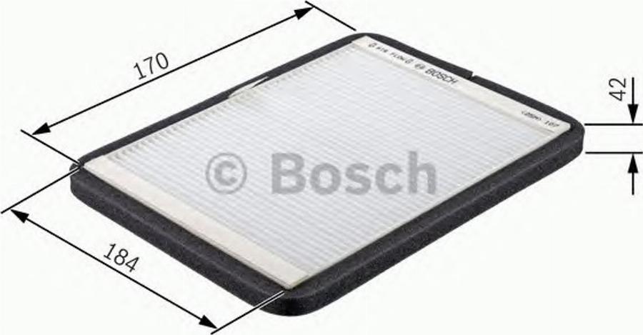 BOSCH 1987432011 - Filter, interior air car-mod.net