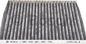 BOSCH 1 987 432 320 - Filter, interior air car-mod.net