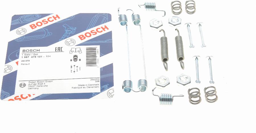 BOSCH 1 987 475 101 - Accessory Kit, brake shoes car-mod.net