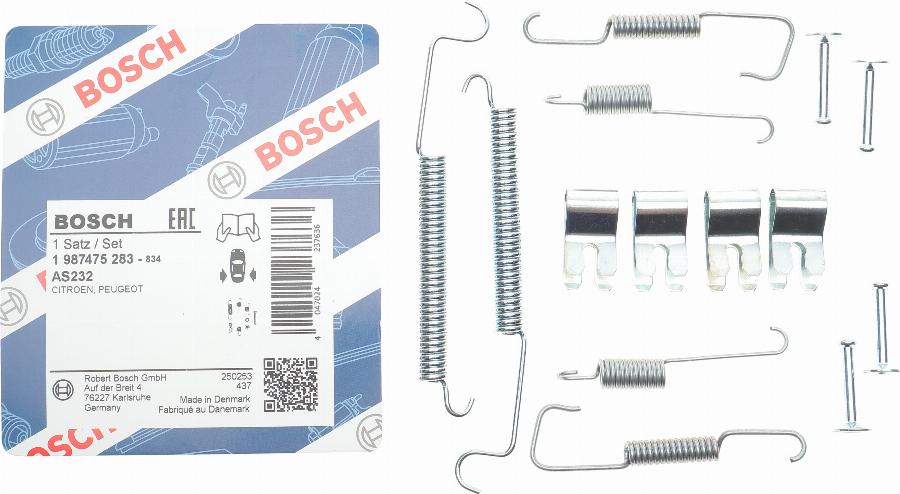 BOSCH 1 987 475 283 - Accessory Kit, brake shoes car-mod.net
