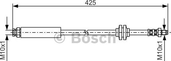 BOSCH 1 987 476 451 - Brake Hose car-mod.net
