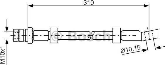 BOSCH 1 987 476 464 - Brake Hose car-mod.net