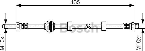 BOSCH 1 987 476 415 - Brake Hose car-mod.net