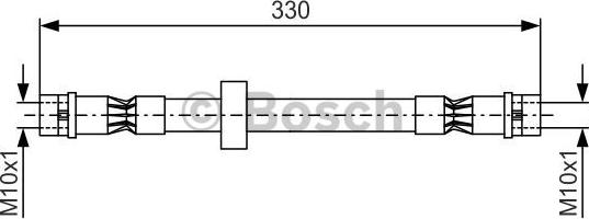 BOSCH 1 987 476 410 - Brake Hose car-mod.net
