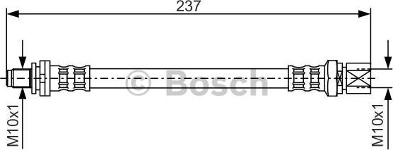 BOSCH 1 987 476 564 - Brake Hose car-mod.net