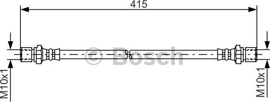 BOSCH 1 987 476 011 - Brake Hose car-mod.net