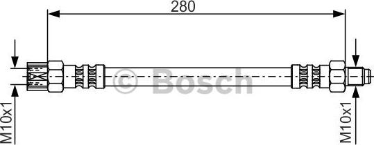 BOSCH 1 987 476 396 - Brake Hose car-mod.net