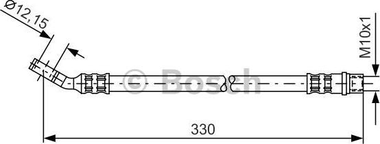 BOSCH 1 987 476 365 - Brake Hose car-mod.net