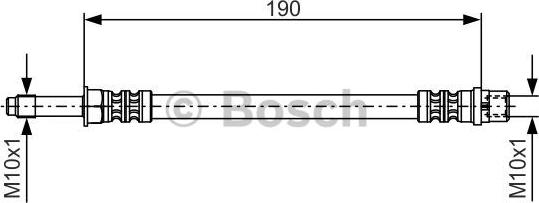 BOSCH 1 987 476 310 - Brake Hose car-mod.net