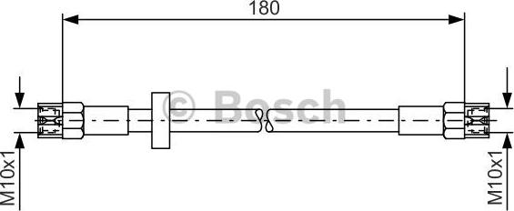 BOSCH 1 987 476 216 - Brake Hose car-mod.net