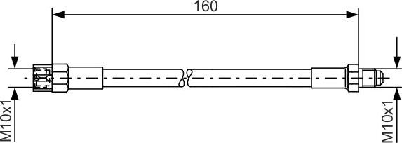BOSCH 1 987 476 230 - Brake Hose car-mod.net