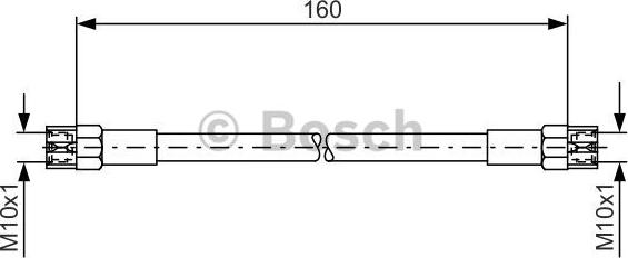 BOSCH 1 987 476 220 - Brake Hose car-mod.net