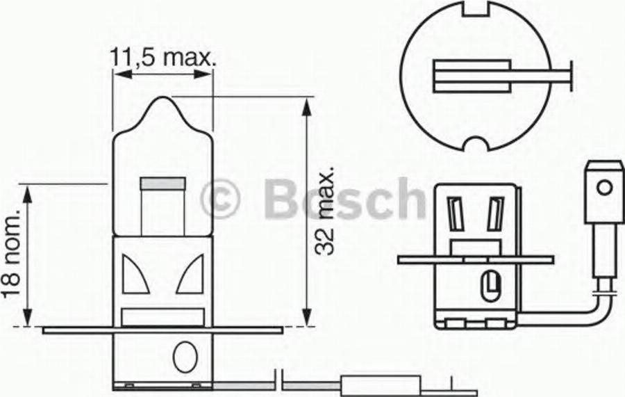 BOSCH 1987302033 - Bulb, fog light car-mod.net