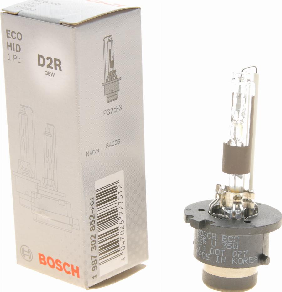 BOSCH 1 987 302 852 - Bulb, headlight car-mod.net