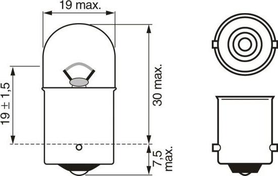 BOSCH 1 987 302 816 - Bulb, indicator car-mod.net