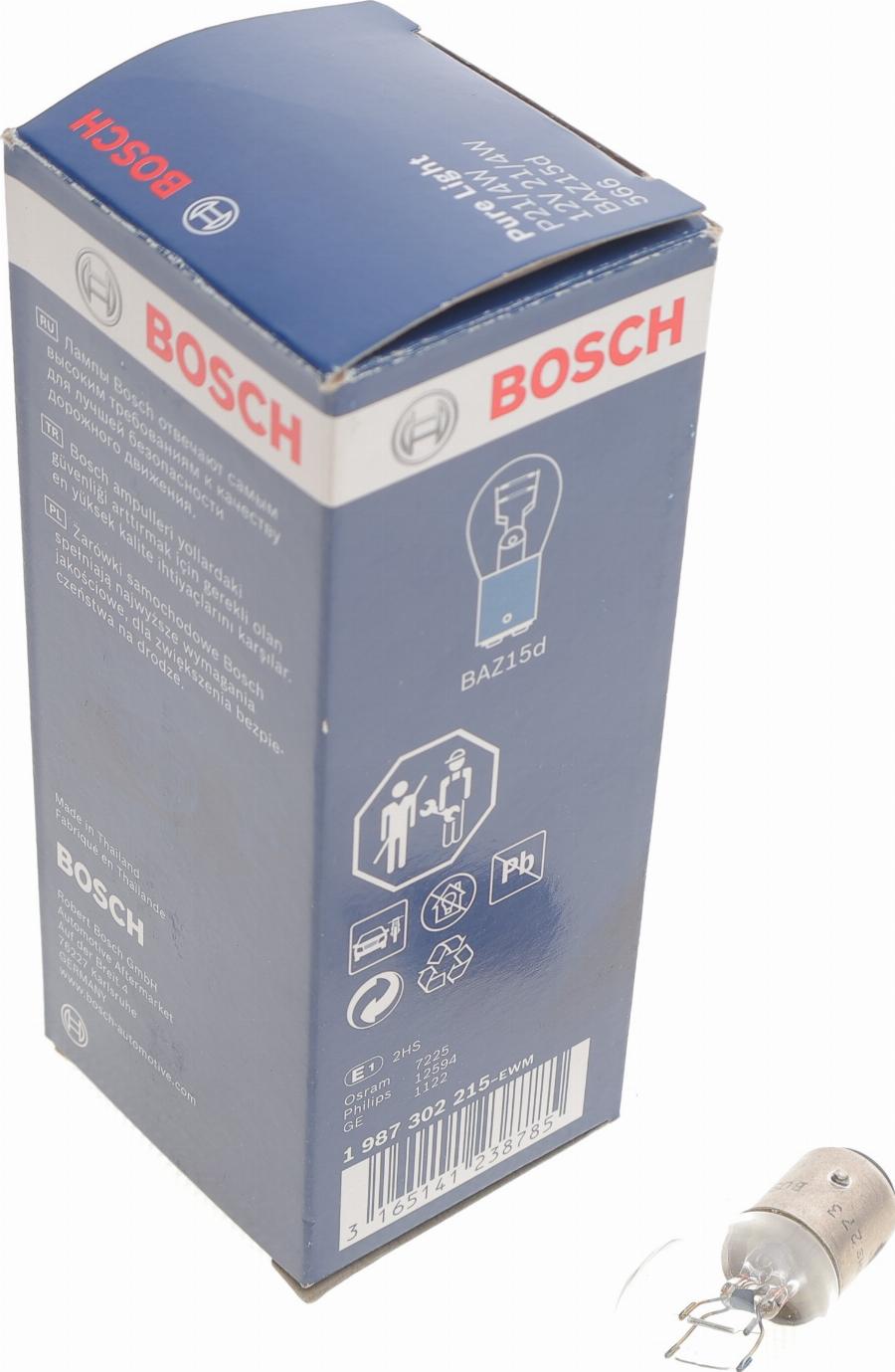 BOSCH 1 987 302 215 - Bulb, stop light car-mod.net