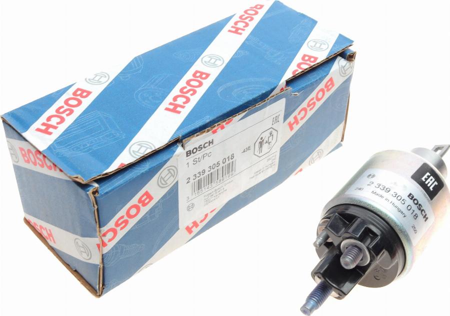 BOSCH 2 339 305 018 - Solenoid Switch, starter car-mod.net
