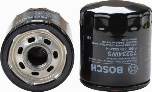 BOSCH F 00E 369 833 - Oil Filter car-mod.net