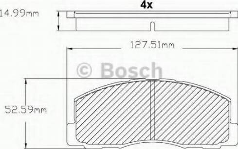 BOSCH F 03B 150 215 - Brake Pad Set, disc brake car-mod.net