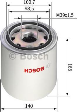 BOSCH F 026 404 012 - Air Dryer Cartridge, compressed-air system car-mod.net