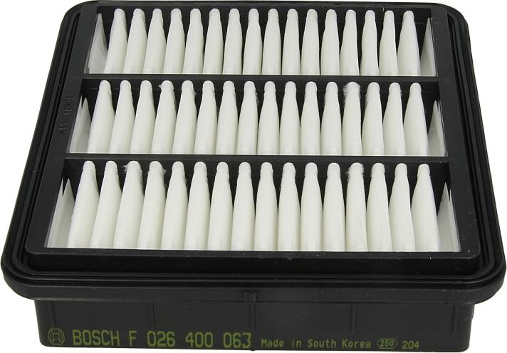 BOSCH F 026 400 063 - Engine Air Filter car-mod.net