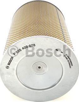 BOSCH F 026 400 078 - Engine Air Filter car-mod.net