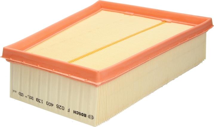 BOSCH F 026 400 138 - Engine Air Filter car-mod.net